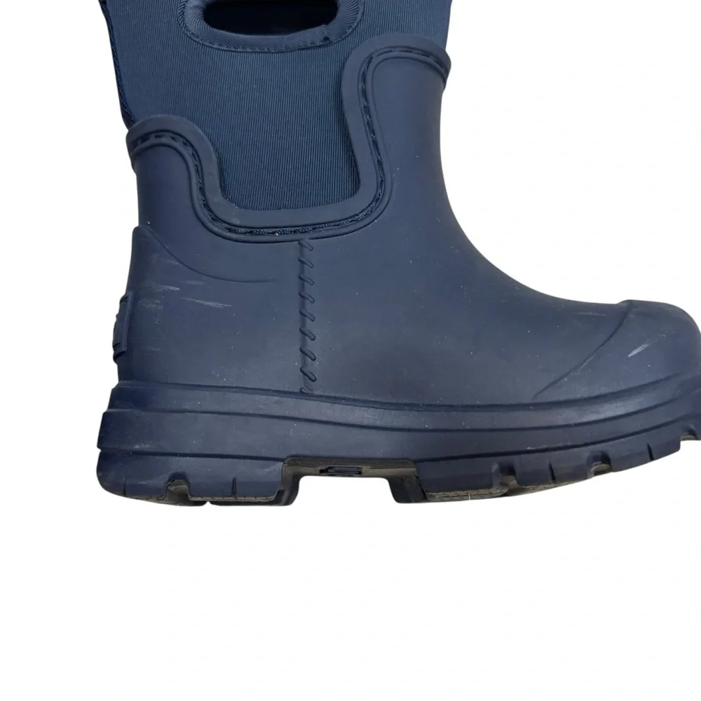 Ugg Toddler Navy Blue Droplet‎ Mini Rain Boots Size 7